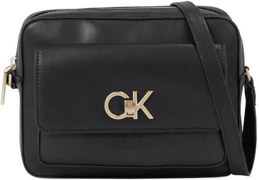 Calvin Klein Crossbody bags Re-Lock Camera Bag W Flap in zwart