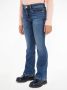 Calvin Klein flared jeans essential dark blue Blauw Meisjes Stretchdenim 164 - Thumbnail 1
