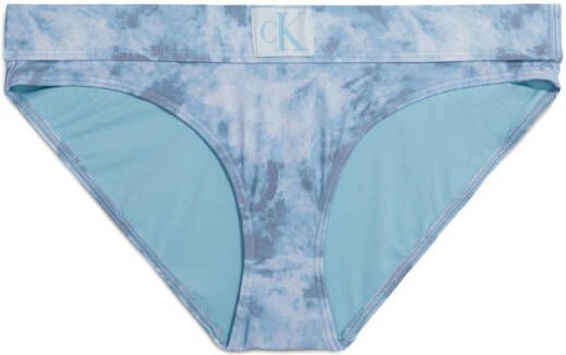 Calvin Klein high waist bikinibroekje lichtblauw