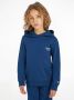 Calvin Klein hoodie met biologisch katoen blauw Sweater Jongens Katoen (biologisch) Capuchon 164 - Thumbnail 1