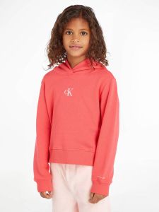 Calvin Klein hoodie met biologisch katoen roze