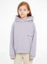 Calvin Klein hoodie met logo lila Sweater Paars Meisjes Katoen Capuchon 116 - Thumbnail 1