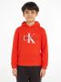 Calvin Klein hoodie met logo rood Sweater Logo 116 - Thumbnail 1
