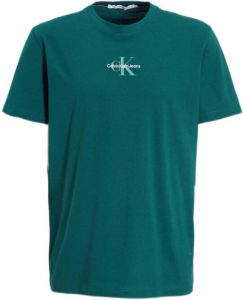 CALVIN KLEIN JEANS T-shirt MONOLOGO REGULAR met logo atlantic deep