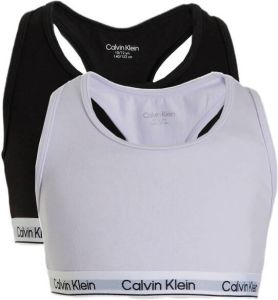 Calvin Klein Underwear Bralette met elastische band met logo in een set van 2 stuks