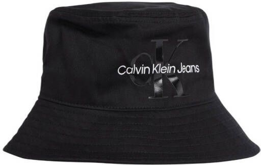 Calvin Klein Vissershoed ESSENTIAL BUCKET HAT met geborduurd logo