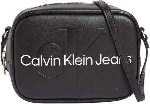CALVIN KLEIN JEANS crossbody tas met logo zwart