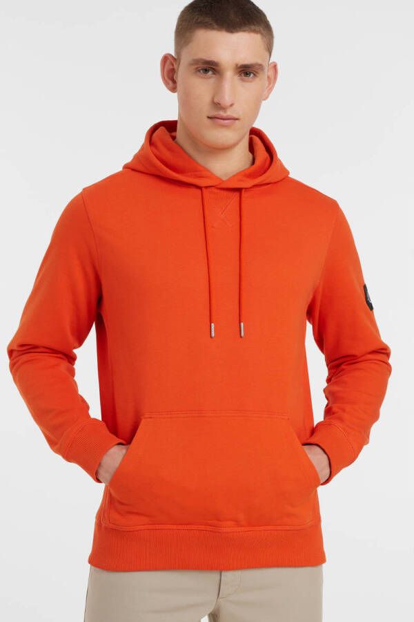 CALVIN KLEIN JEANS hoodie coral orange
