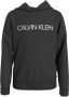 Calvin Klein hoodie met logo zwart wit Sweater Logo 140 - Thumbnail 1