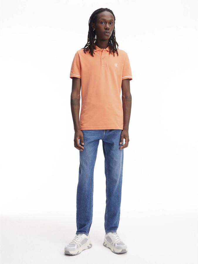 Calvin Klein Jeans Polo Shirt Korte Mouw TIPPING SLIM POLO