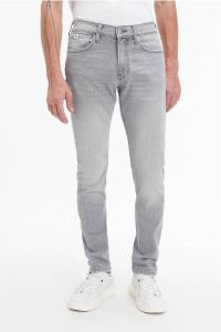 CALVIN KLEIN JEANS slim fit tapered jeans denim grey