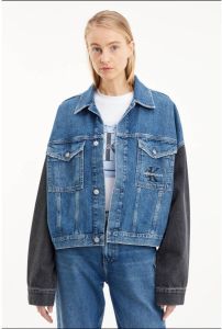 Calvin Klein Jeans Denim Jackets Blauw Dames