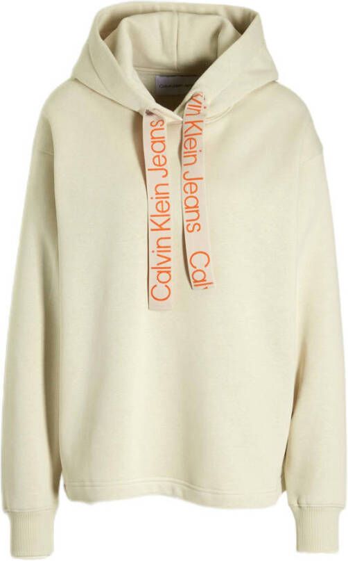 Calvin Klein Hoodie CONTRAST DRAWCORDS HOODIE met extra brede rijgkoordjes