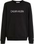Calvin Klein Jeans sweater van biologisch katoen zwart Logo 152 - Thumbnail 1