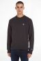Calvin Klein Basic Sweatshirt Loose Fit Ronde Hals Lange Mouwen Geborduurd Logo Black Heren - Thumbnail 2