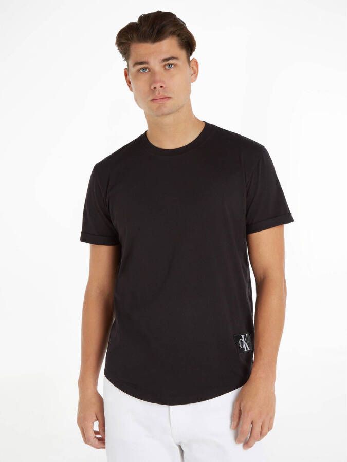 Calvin Klein Patch T-Shirt Les Noirs Black Heren
