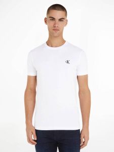 CALVIN KLEIN JEANS slim fit T-shirt bright white