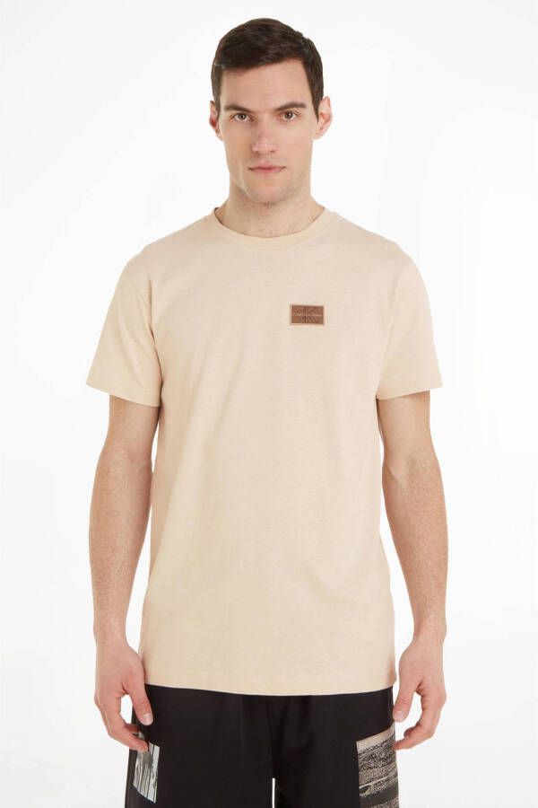 CALVIN KLEIN JEANS T-shirt classic beige