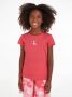 Calvin Klein T-shirt met biologisch katoen roze Rood Logo 164 - Thumbnail 1