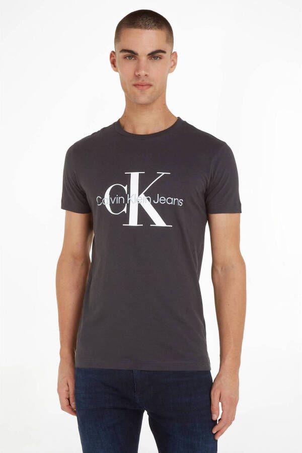 CALVIN KLEIN JEANS T-shirt met logo black