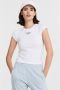 Calvin Klein Women Short Sleeve T-shirt White Wit Dames - Thumbnail 2