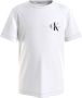 Calvin Klein Jeans T-shirt met labelprint model 'CHEST MONOGRAM' - Thumbnail 1
