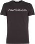 CALVIN KLEIN Heren Polo's & T-shirts Institutional L Zwart - Thumbnail 2