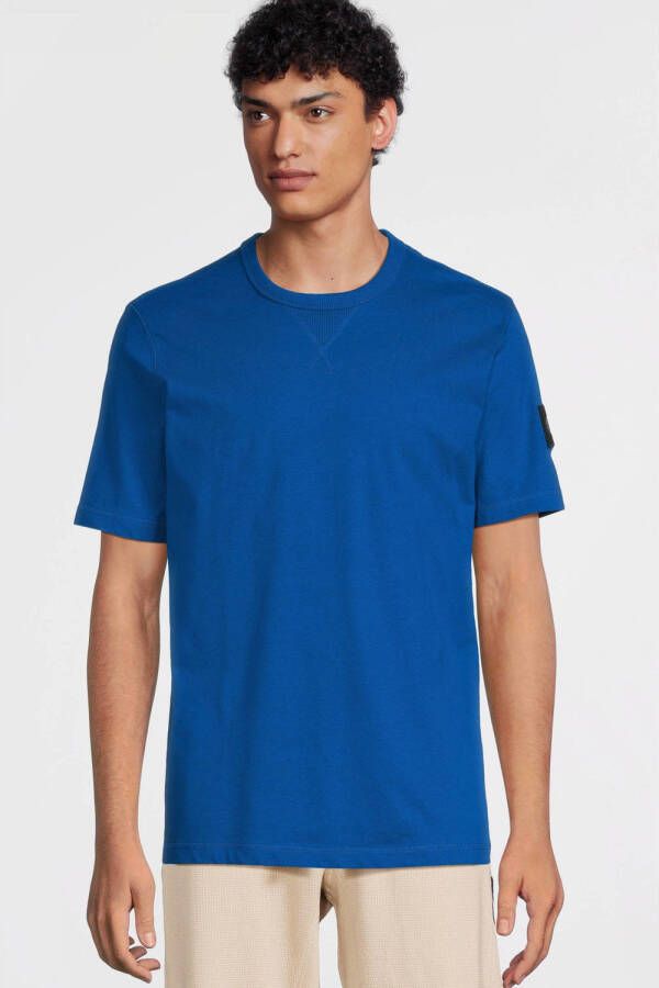 CALVIN KLEIN JEANS regular fit T-shirt MONOLOGO tarps blue