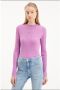 Calvin Klein Jeans Paarse Gebreide Kleding voor Vrouwen Purple Dames - Thumbnail 2