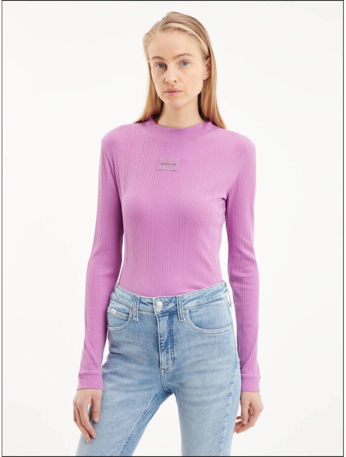Calvin Klein Jeans Paarse Gebreide Kleding voor Vrouwen Purple Dames