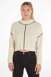 Calvin Klein sweater ecru J20J221687 ACF Beige Dames