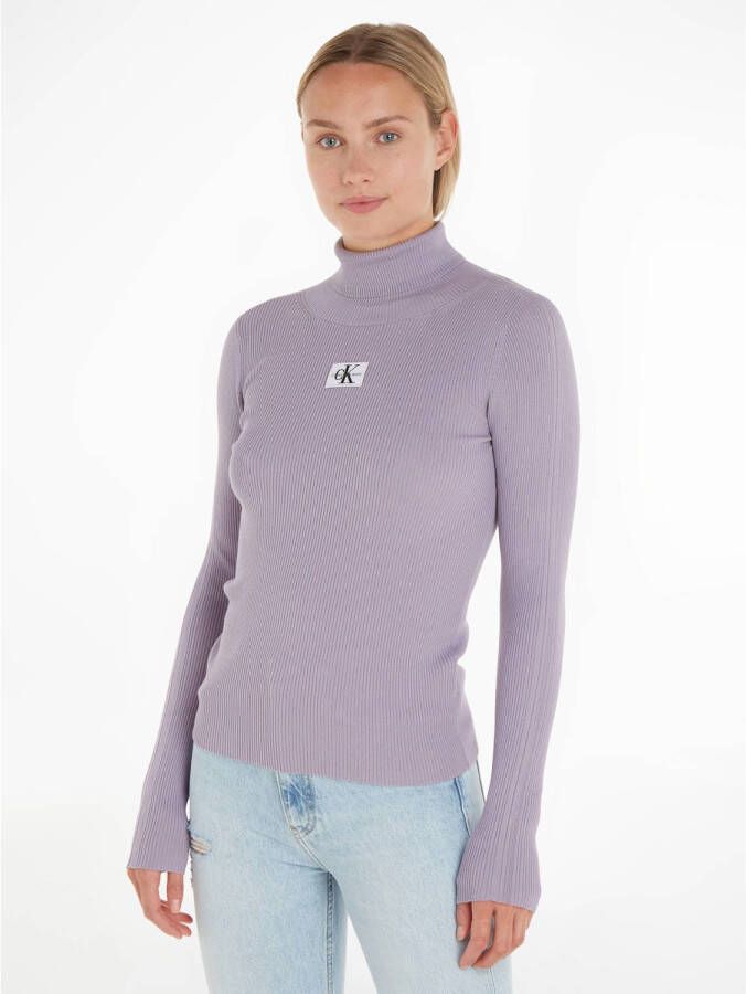Calvin Klein Jeans Paarse Gebreide Kleding voor Dames voor Herfst Winter Purple Dames