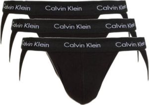 Calvin Klein Stringtanga JOCK STRAP 3PK met -logo op de elastische band (Set van 3)