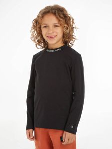 Calvin Klein Shirt met lange mouwen INTARSIA LOGO LS T-SHIRT