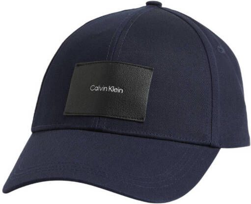 Calvin Klein pet met logo donkerblauw