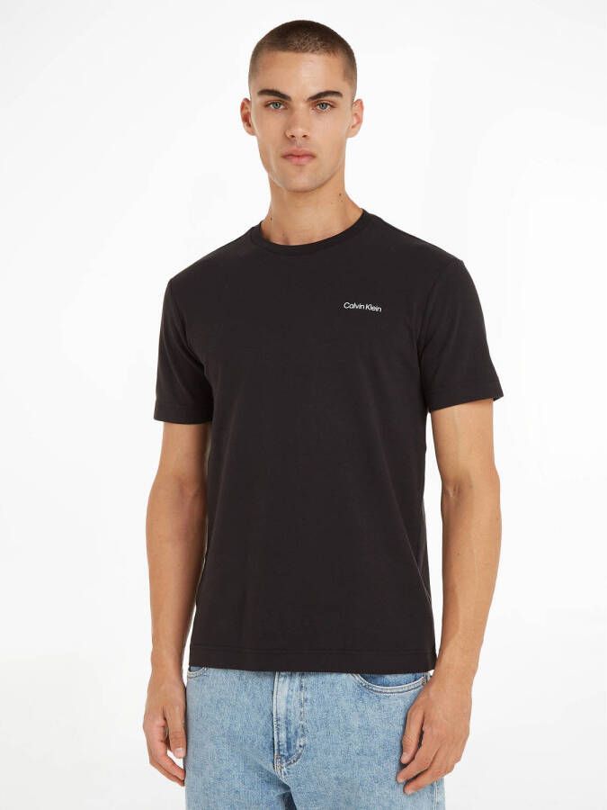 Calvin Klein regular fit T-shirt met katoen ck black