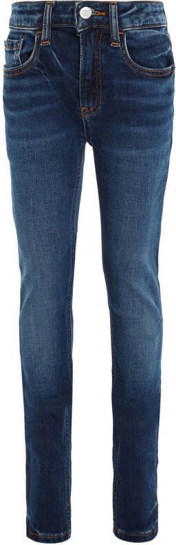 Calvin Klein skinny jeans dark blue Blauw Jongens Denim 116