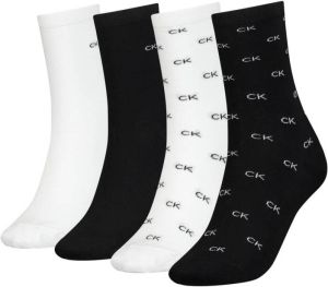 Calvin Klein sokken set van 4 zwart wit