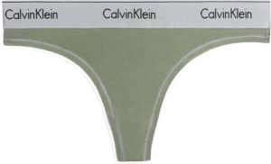 Calvin Klein string grijsgroen
