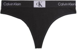 Calvin Klein Jeans String met elastische band met logo model 'MODERN THONG'
