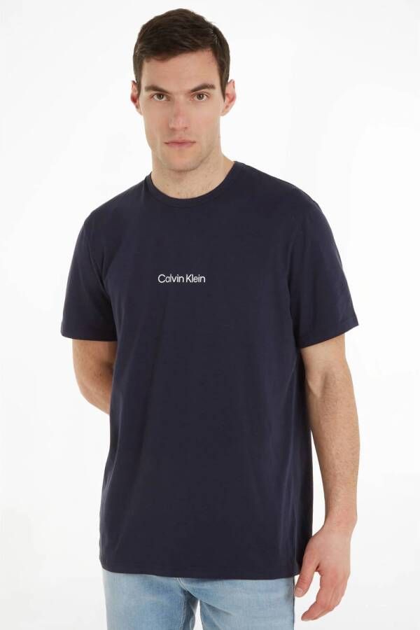 Calvin Klein S S Crew Neck Shirt Heren