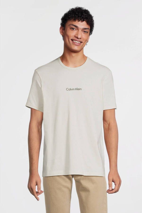 Calvin Klein S S Crew Neck Shirt Heren