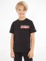 Calvin Klein T-shirt met biologisch katoen zwart Jongens Katoen (biologisch) Ronde hals 116 - Thumbnail 1