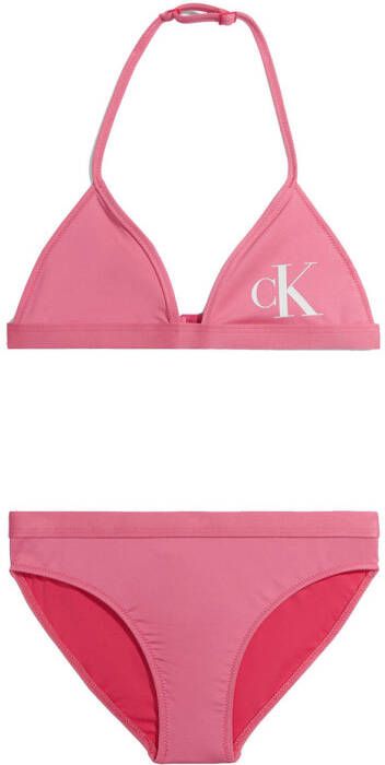 Calvin Klein triangel bikini roze