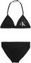 Calvin Klein triangel bikini zwart Meisjes Gerecycled polyester (duurzaam) 128 140 - Thumbnail 1