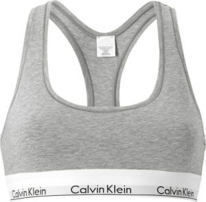 Calvin Klein UNDERWEAR niet-voorgevormde bh top grijs melÃ©e