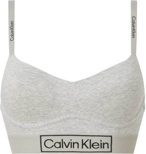 Calvin Klein Underwear Beha met labeldetails en haakjessluiting