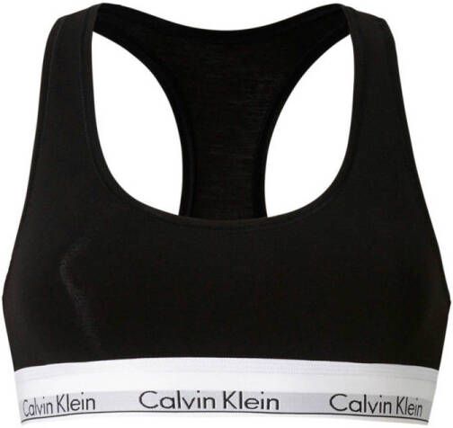 Calvin Klein UNDERWEAR niet-voorgevormde bh top zwart