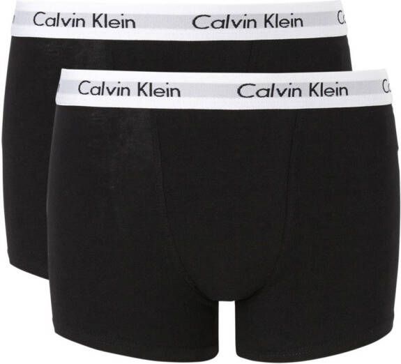 Calvin Klein UNDERWEAR boxershort set van 2 zwart Jongens Katoen Effen 140 146