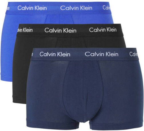 Calvin Klein Underwear Boxershort van viscose met label in band in een set van 3 stuks